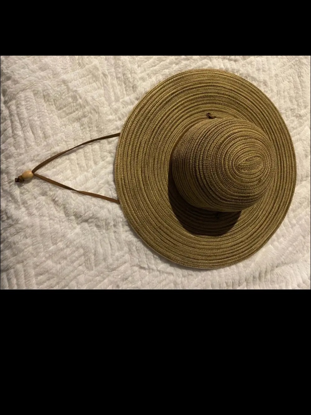 Conner Wide-Brim Braided Sun Hat in Tan
